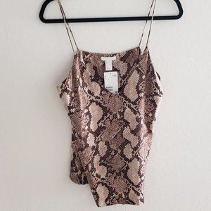 Snakeskin Print Tank